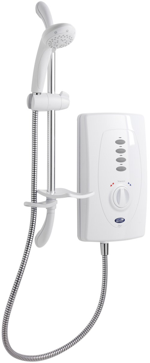 Larger image of Ultra Electric Showers Chic Slimline 650 9.5kW in white