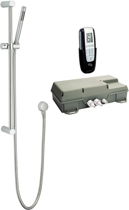 Larger image of Hudson Reed I-Flow Remote Shower Unit & Slide Rail Kit (Low Pressure).