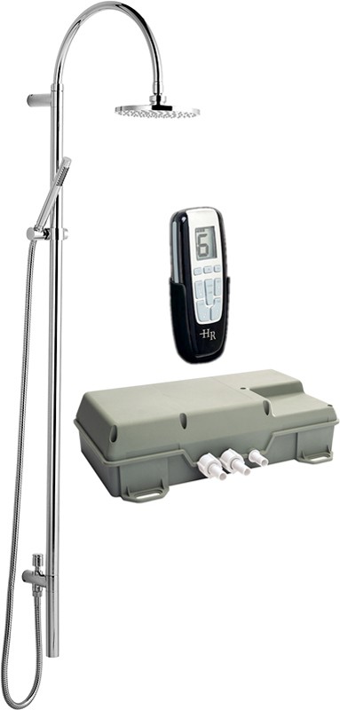 Larger image of Hudson Reed I-Flow Remote Shower Kit & Grand Rigid Riser (High Pressure).