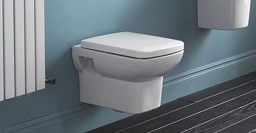 Example image of Hudson Reed Ceramics 4 Piece Wall Hung Bathroom Suite With Toilet & Basin.