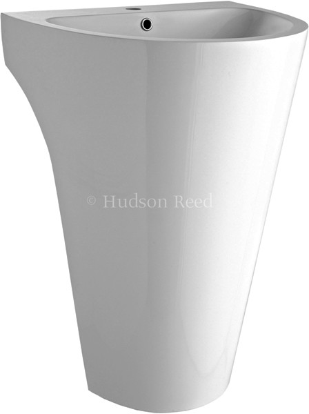 Larger image of Hudson Reed Basins Lavish One Piece Basin & Pedestal. 610x510x850mm.