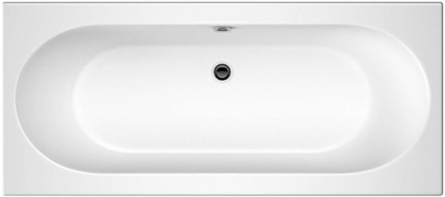 Example image of Hudson Reed Baths Deuce Double Acrylic Bath With Panels. 1700x750mm.