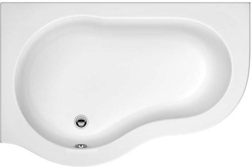 Example image of Ultra Baths Estuary Corner Bath. (Left Handed) 850x1500mm.