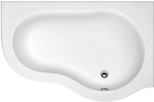 Example image of Ultra Baths Estuary Corner Bath. (Right Handed) 850x1500mm.