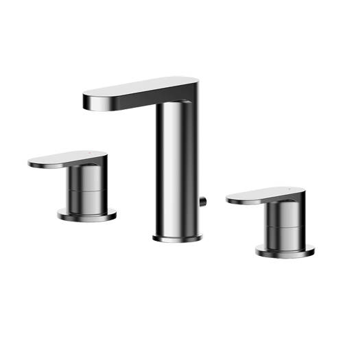Nuie Binsey Hole Basin Mixer Tap With Waste (Chrome). Size 3