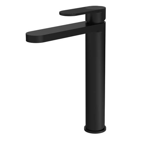 nuie Cyprus Chrome High Rise Mono Basin Mixer - Silver Bathroom Tap - Image 3
