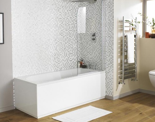 Example image of Ultra Baths Shore Single Ended Acrylic Bath. 700x1500mm (4mm).
