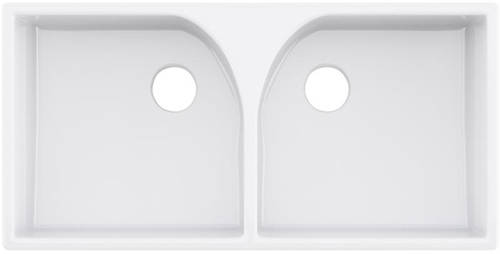 Example image of Ultra Butler Sinks Athlone Double Butler Sink 220x795x500mm (1 Hole).
