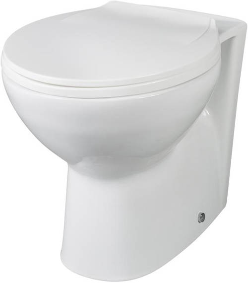 Ultra Nuie Melbourne Back To Wall Toilet Pan.