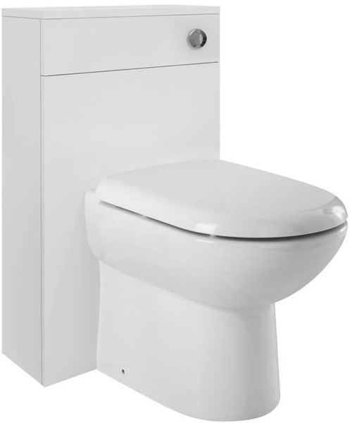 Example image of Ultra Design 600mm Vanity Unit Suite With BTW Unit, Pan & Seat (White).