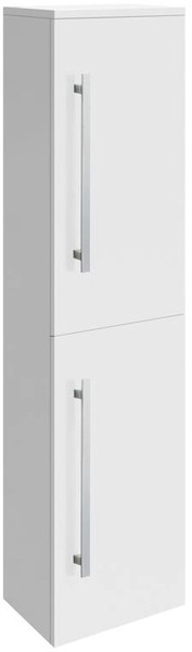 Larger image of Ultra Design Wall Mounted Bathroom Storage Cabinet 350x1400 (White).