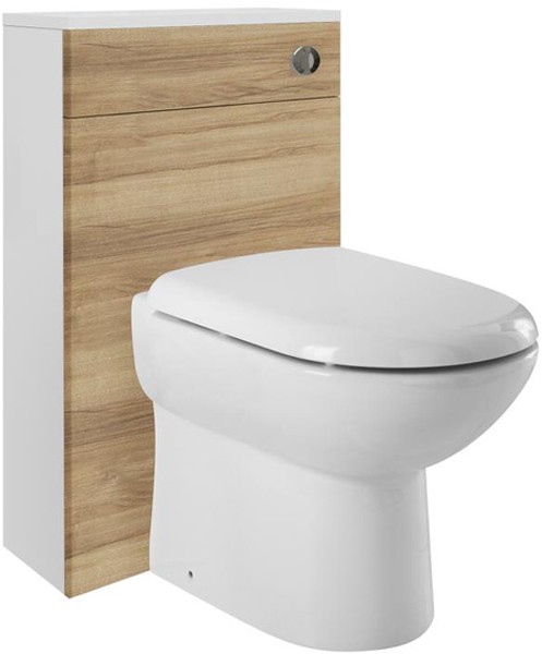 Example image of Ultra Design 800mm Vanity Unit Suite With BTW Unit, Pan & Seat (Walnut).