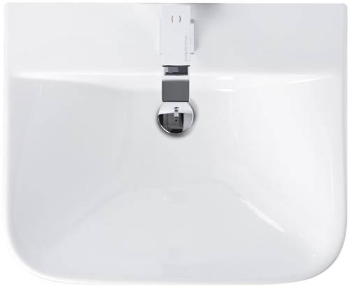 Example image of Premier Carmela Corner Toilet With Basin & Full Pedestal.