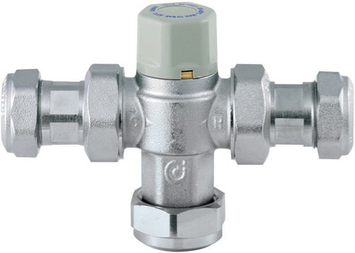 Larger image of Thermostatic TMV3 Thermostatic Under Bath Blending Valve (22mm).