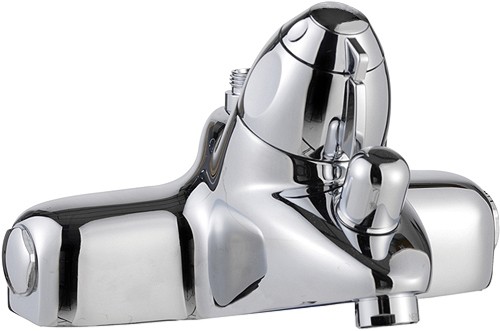 Larger image of Thermostatic TMV2 Thermostatic Bath Shower Mixer Tap (Chrome).