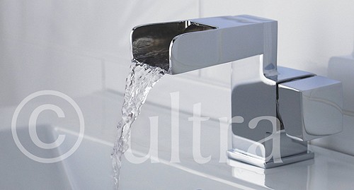 Example image of Ultra Falls Waterfall Basin Tap (Chrome).