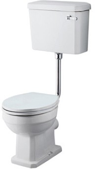 Larger image of Ultra Lewiston Traditional Low Level Toilet Pan With Cistern.