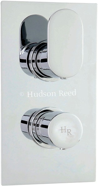 Larger image of Hudson Reed Cloud 9 Twin Concealed Thermostatic Shower Valve.