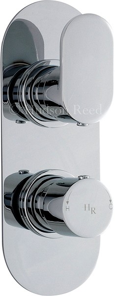 Larger image of Hudson Reed Cloud 9 Twin Concealed Thermostatic Shower Valve.