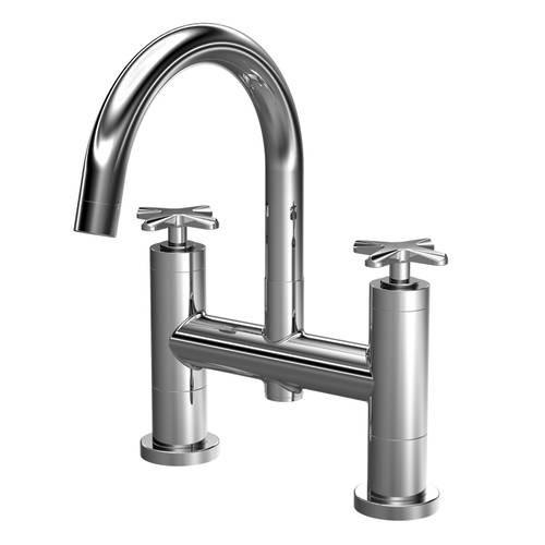 Nuie Aztec Bath Filler Tap (Chrome). Size 1