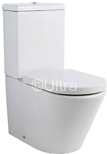 Larger image of Ultra Jardine Close Coupled Toilet Pan With Cistern & Seat.