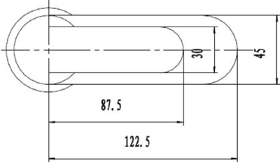 Technical image of Hudson Reed Dias Basin Tap With Push Button Waste (Chrome).