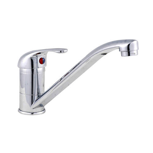Nuie Kitchen D-Type Kitchen Tap With Swivel Spout (Chrome).