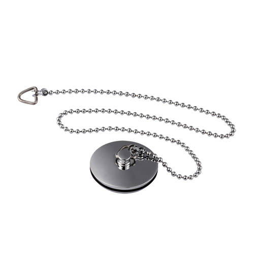 Ultra Wastes Bath Plug And Ball Chain (Chrome).