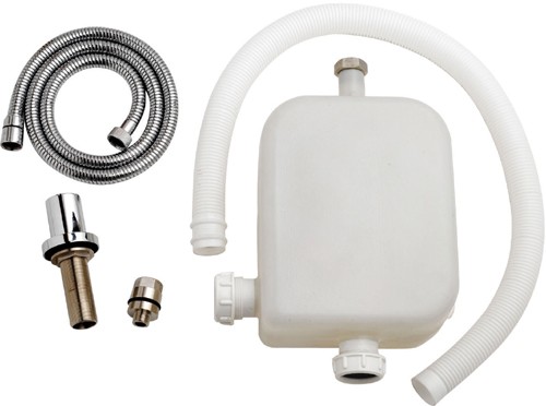 Ultra Gold Nuie Specialist Deck Shower Kit With Hose Retainer (Chrome).