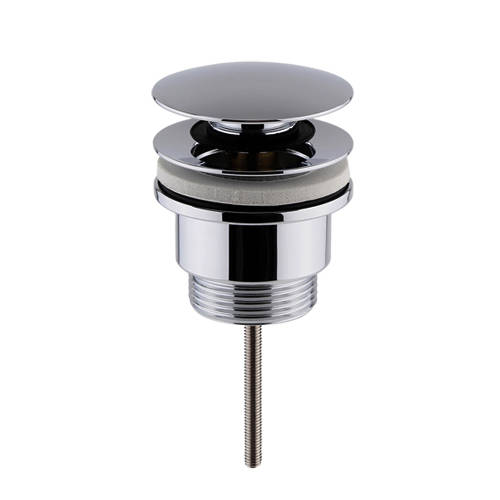 Nuie Wastes Universal Push Button Basin Waste (Chrome).