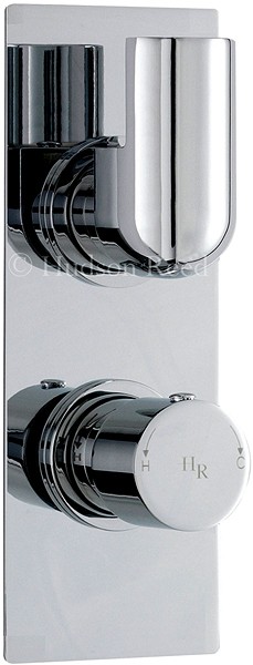 Larger image of Hudson Reed Epic Twin Concealed Thermostatic Shower Valve (Chrome).