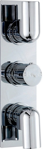 Larger image of Hudson Reed Epic Triple Concealed Thermostatic Shower Valve (Chrome).