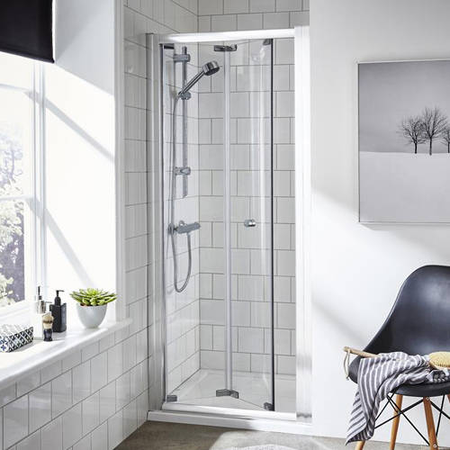 Nuie Enclosures Bi-Fold Shower Door (900Mm).