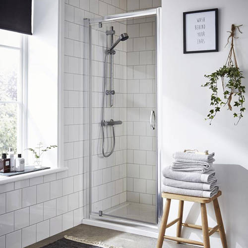 Nuie Enclosures Pivot Shower Door (700Mm).