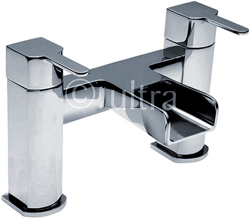 Larger image of Ultra Falls Waterfall Bath Filler Tap (Chrome).