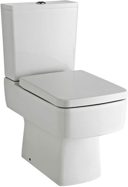 Example image of Ultra Design Wall Hung Vanity Unit Suite With Toilet (Brown). 494x399mm.