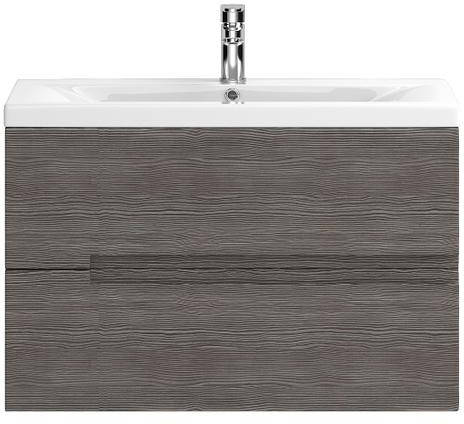 Larger image of HR Urban Wall Hung 800mm Vanity Unit & Basin Type 1 (Grey Avola).