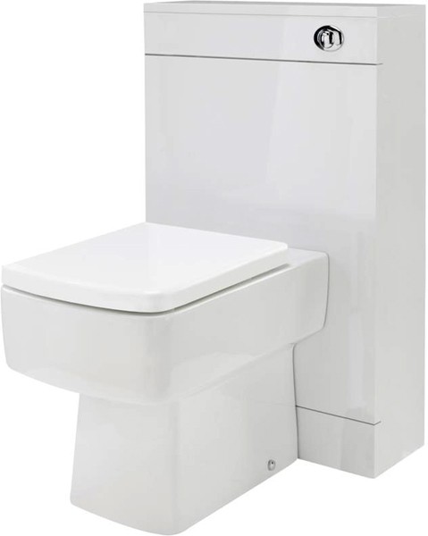 Example image of Premier Tribute 800mm Vanity Unit Suite With BTW Unit, Pan & Seat (White).