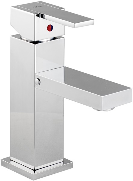 Larger image of Hudson Reed Genna Mono Basin Mixer With Free Push Button Basin Waste.