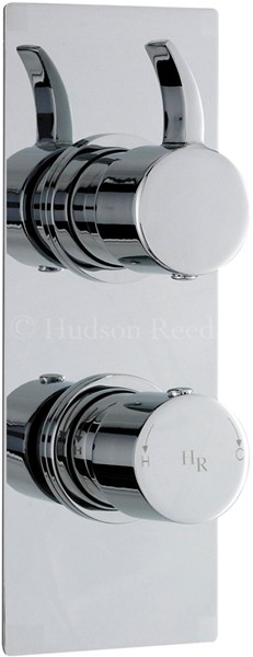 Larger image of Hudson Reed Grace 3/4" Twin Thermostatic Shower Valve With Diverter.