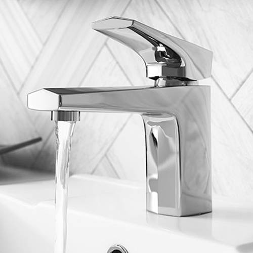 Nuie Hardy Mono Basin Mixer Tap With Waste - Chrome - Image 6