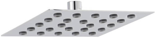 Example image of Hudson Reed Showers Square Shower Head & Wall Mounting Arm (200x200mm)