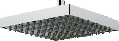 Larger image of Component Helix Square Shower Head (Chrome). 250x250mm.