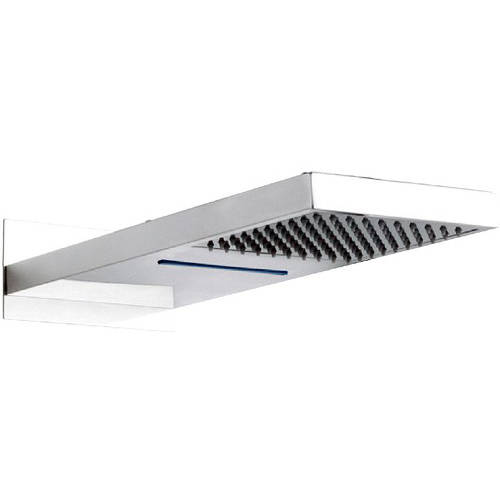 Hudson Reed Showers Fixed Shower Head With Rain & Waterfall. 200X430.