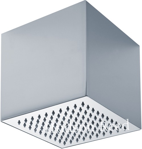Larger image of Component Square Shower Head (Stainless Steel). 200x200x200mm.