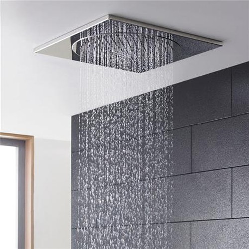 Hudson Reed Showers Square Ceiling Tile Fixed Shower Head. 500X500mm.