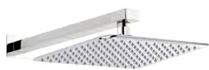 Larger image of Component Square Shower Head With Arm (300x300mm, Chrome).