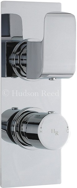 Larger image of Hudson Reed Hero 3/4" Twin Thermostatic Shower Valve With Diverter.