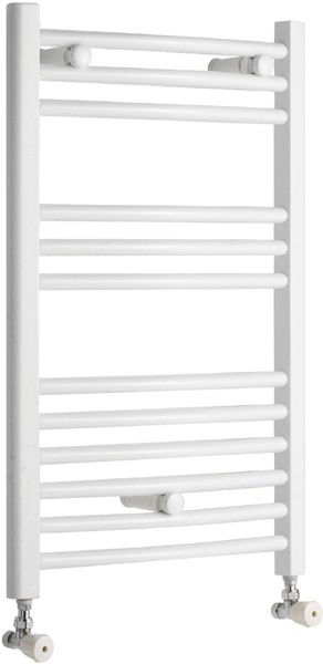 Larger image of Towel Rails Curved Towel Rail (White). 500x760mm. 1431 BTU.