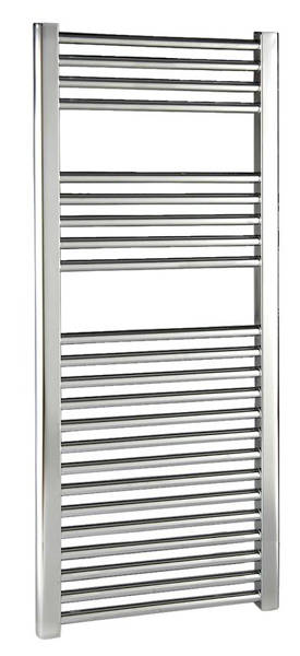 Example image of Ultra Radiators Straight Heated Towel Rail (Chrome). 500x1100mm. 1177 BTU.